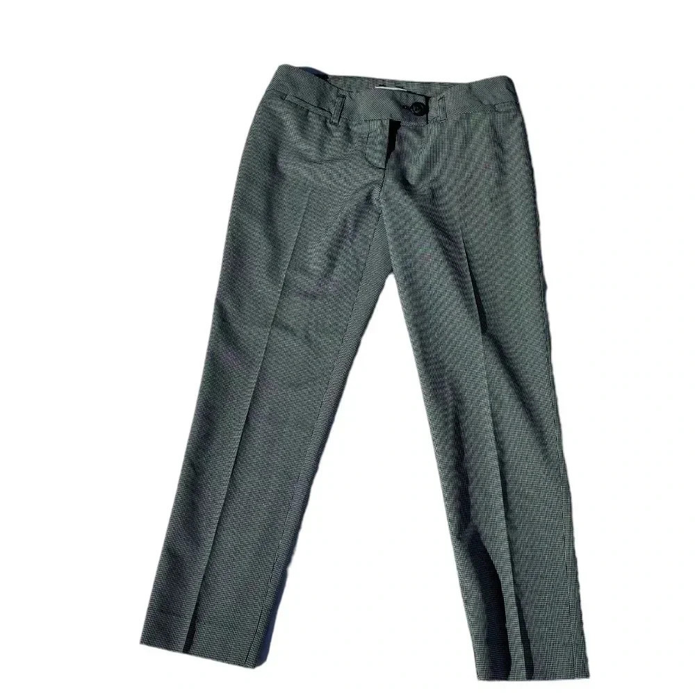 LOFT Ann Taylor Marisa Black & White Checkered Pants Size 0 - Picture 5 of 9